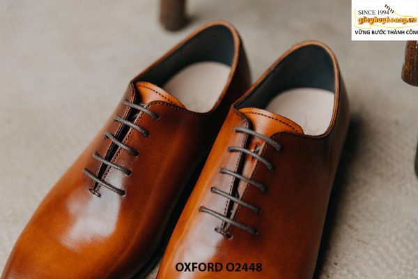 Giày da nam trơn thiết kế công sở Oxford O2448 0031