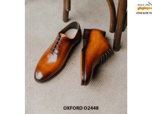 Giày da nam trơn thiết kế công sở Oxford O2448 003