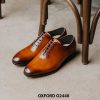 Giày da nam trơn thiết kế công sở Oxford O2448 001