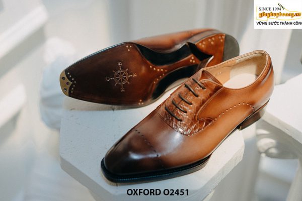 Giày da nam công sở hàng hiệu Oxford O2451 004