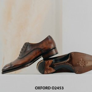 Giày da nam thủ công chính hãng Oxford O2453 004
