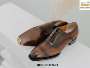 Giày da nam thủ công chính hãng Oxford O2453 003