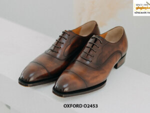 Giày da nam thủ công chính hãng Oxford O2453 002