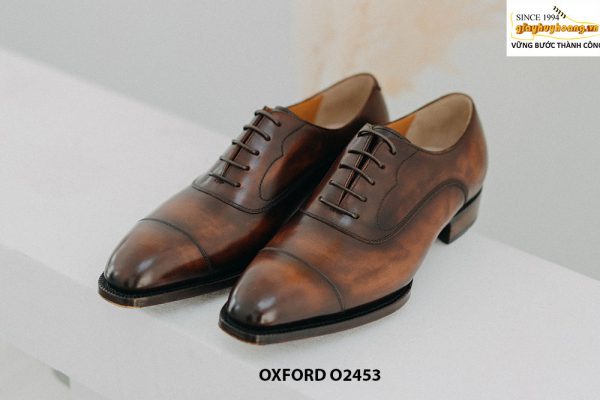 Giày da nam thủ công chính hãng Oxford O2453 002