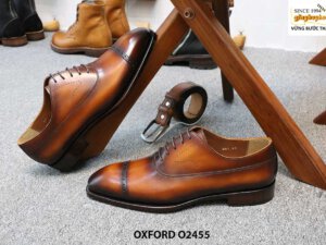 Giày tây nam buộc dây đẹp sang trọng Oxford O2455 007