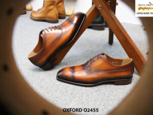 Giày tây nam buộc dây đẹp sang trọng Oxford O2455 006
