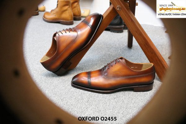 Giày tây nam buộc dây đẹp sang trọng Oxford O2455 006