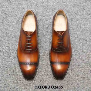 Giày tây nam buộc dây đẹp sang trọng Oxford O2455 005