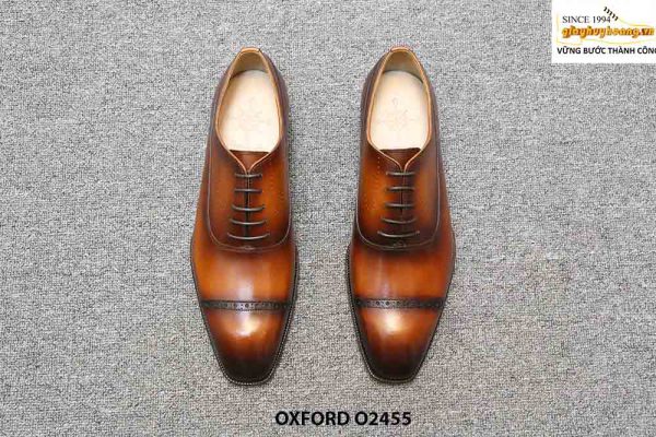 Giày tây nam buộc dây đẹp sang trọng Oxford O2455 005