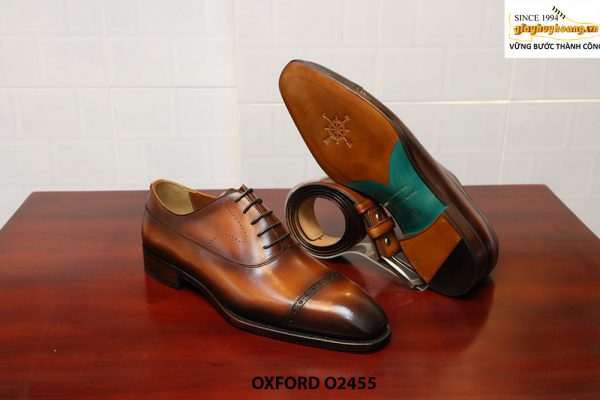 Giày tây nam buộc dây đẹp sang trọng Oxford O2455 004