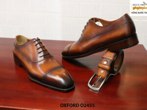 Giày tây nam buộc dây đẹp sang trọng Oxford O2455 003