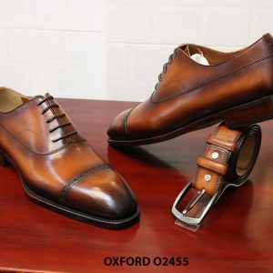 Giày tây nam buộc dây đẹp sang trọng Oxford O2455 003