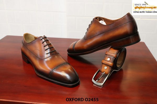 Giày tây nam buộc dây đẹp sang trọng Oxford O2455 003