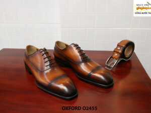 Giày tây nam buộc dây đẹp sang trọng Oxford O2455 001