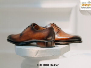 Giày tây nam chính hãng đế khâu chỉ Oxford O2457 005