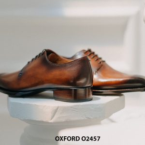 Giày tây nam chính hãng đế khâu chỉ Oxford O2457 005