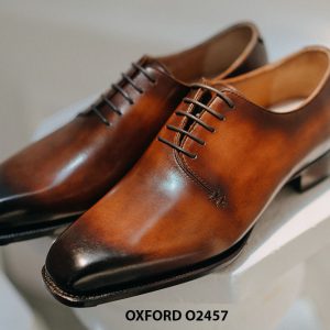 Giày tây nam chính hãng đế khâu chỉ Oxford O2457 004