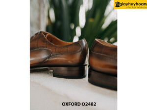Giày da nam làm từ da bò con nhập khẩu Oxford O2482 0003