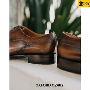 Giày da nam làm từ da bò con nhập khẩu Oxford O2482 0003