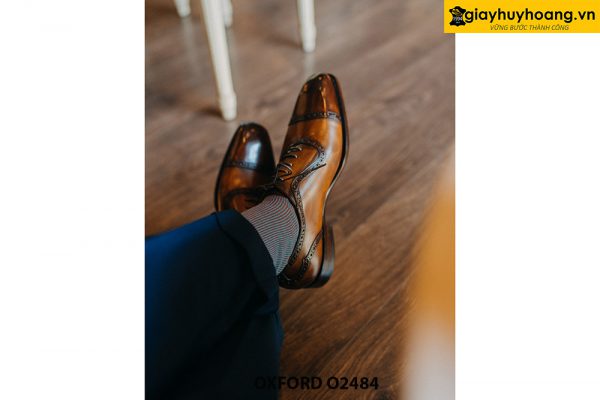 Giày tây nam chính hãng hàng hiệu cao cấp Oxford O2484 004