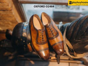Giày tây nam chính hãng hàng hiệu cao cấp Oxford O2484 001