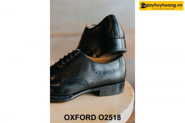 Giày da nam rút tay Norwegan Oxford O2518 002