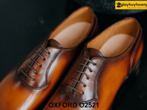 Giày tây nam da bê con thảo mộc tự nhiên Oxford O2521 004
