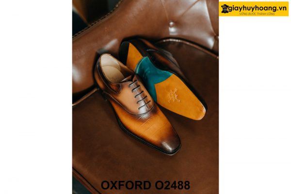 Giày da nam thời trang cá tính Oxford O2488 004