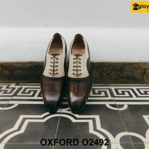 Giày tây nam hàng hiệu đóng thủ công Oxford O2492 004