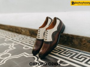Giày tây nam hàng hiệu đóng thủ công Oxford O2492 003
