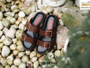 Dép da nam chính hãng êm chân DP2010 004