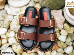 Dép da nam chính hãng êm chân DP2010 001