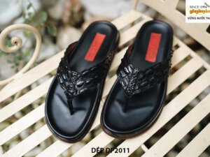 Dép xỏ ngón nam da bò cao cấp DP2011 001
