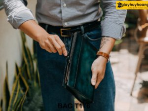 Túi ví cầm tay nhuộm màu thủ công T176 005