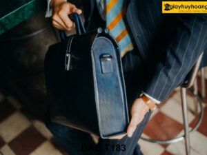 Túi xách doanh nhân đi công tác xanh biển phong thủy T183 004