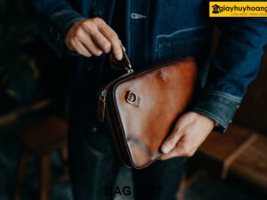 Ví cầm tay da bò cao cấp đựng tiền tiện lợi T197 003