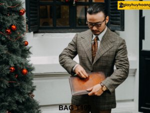 Túi kẹp hồ sơ cao cấp da bò thảo mộc T199 005