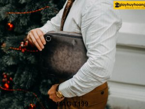 Túi kẹp hồ sơ cao cấp da bò thảo mộc T199 004