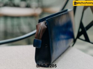 Túi ví Clutch da nam nhuộm màu Patina T205 003