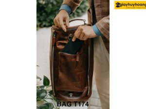 Túi xách da bò nhập khẩu may thủ công T174 004