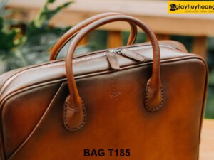 Túi xách tay bằng da bò thuộc da thảo mộc cao cấp T185 007