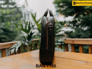 Túi xách tay bằng da bò thuộc da thảo mộc cao cấp T185 006