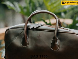 Túi xách tay bằng da bò thuộc da thảo mộc cao cấp T185 003