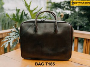 Túi xách tay bằng da bò thuộc da thảo mộc cao cấp T185 002