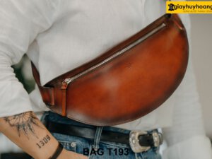 Túi bao tử đeo chéo da bò thời trang nam T193 001