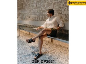 Dép da nam thời trang trẻ trung phong cách DP2021 003
