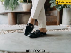 Giày lười da nam thủ công không gót DP2023 0005