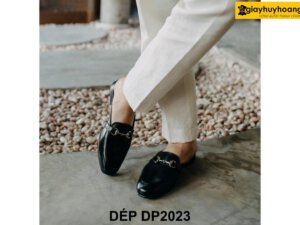 Giày lười da nam thủ công không gót DP2023 0003