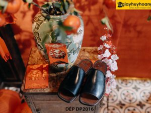 Dép da nam đế khâu bền bỉ DP2016 001