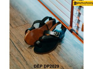 Dép xỏ ngón quai hậu nam da bò DP2029 004